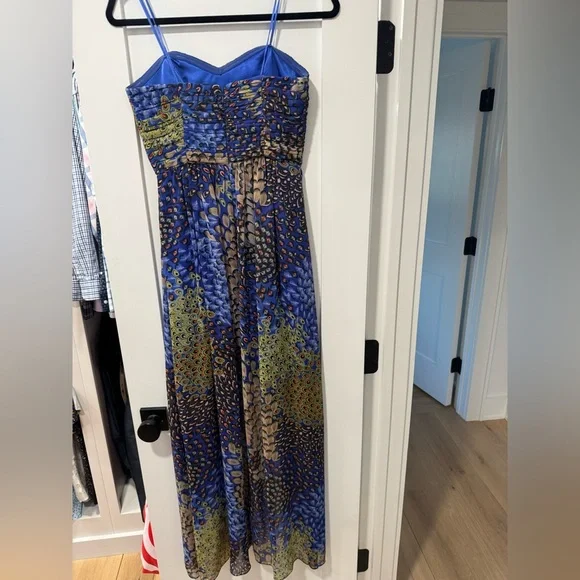 Max and Cleo peacock high-low dress - Picture 4 of 6